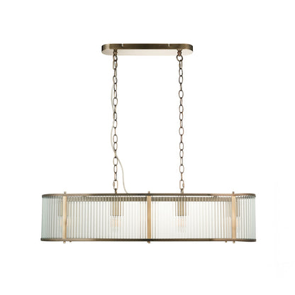 Ridgeton 4 Light Pendant Light - Antique Brass