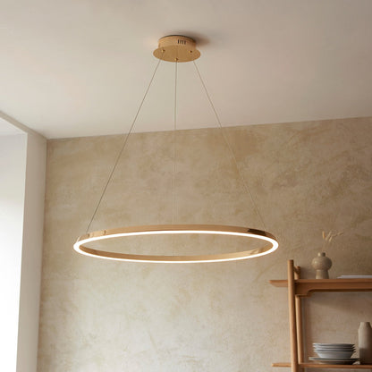 Staten 1 Light Pendant Light - French Gold Finish