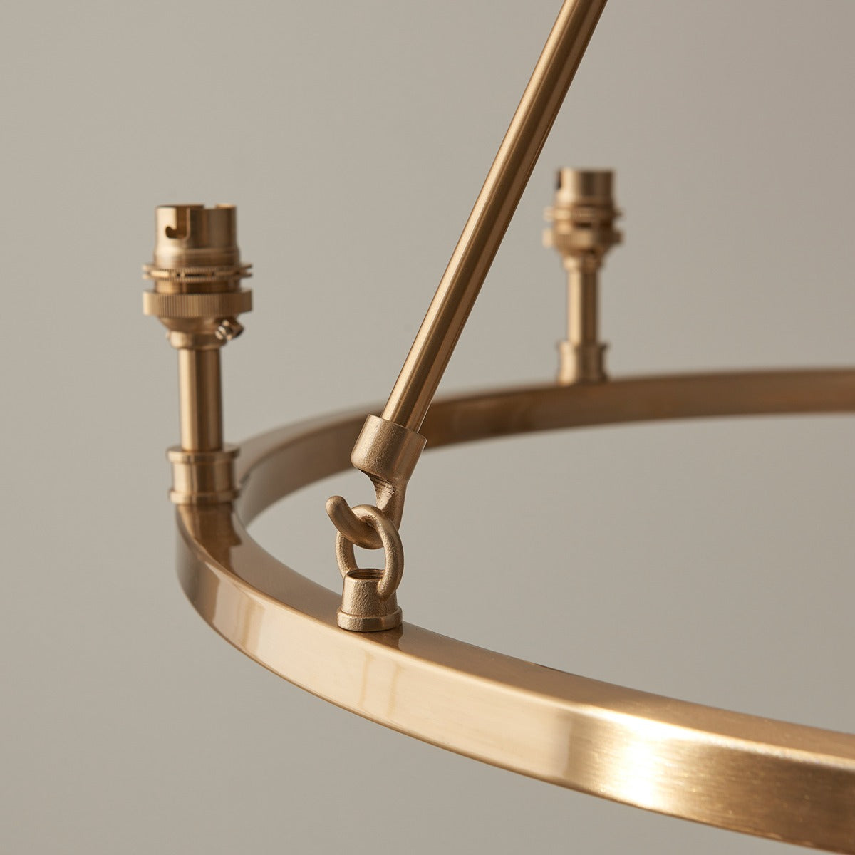 Chessington 6 Light Pendant Light - Brushed Aged Brass