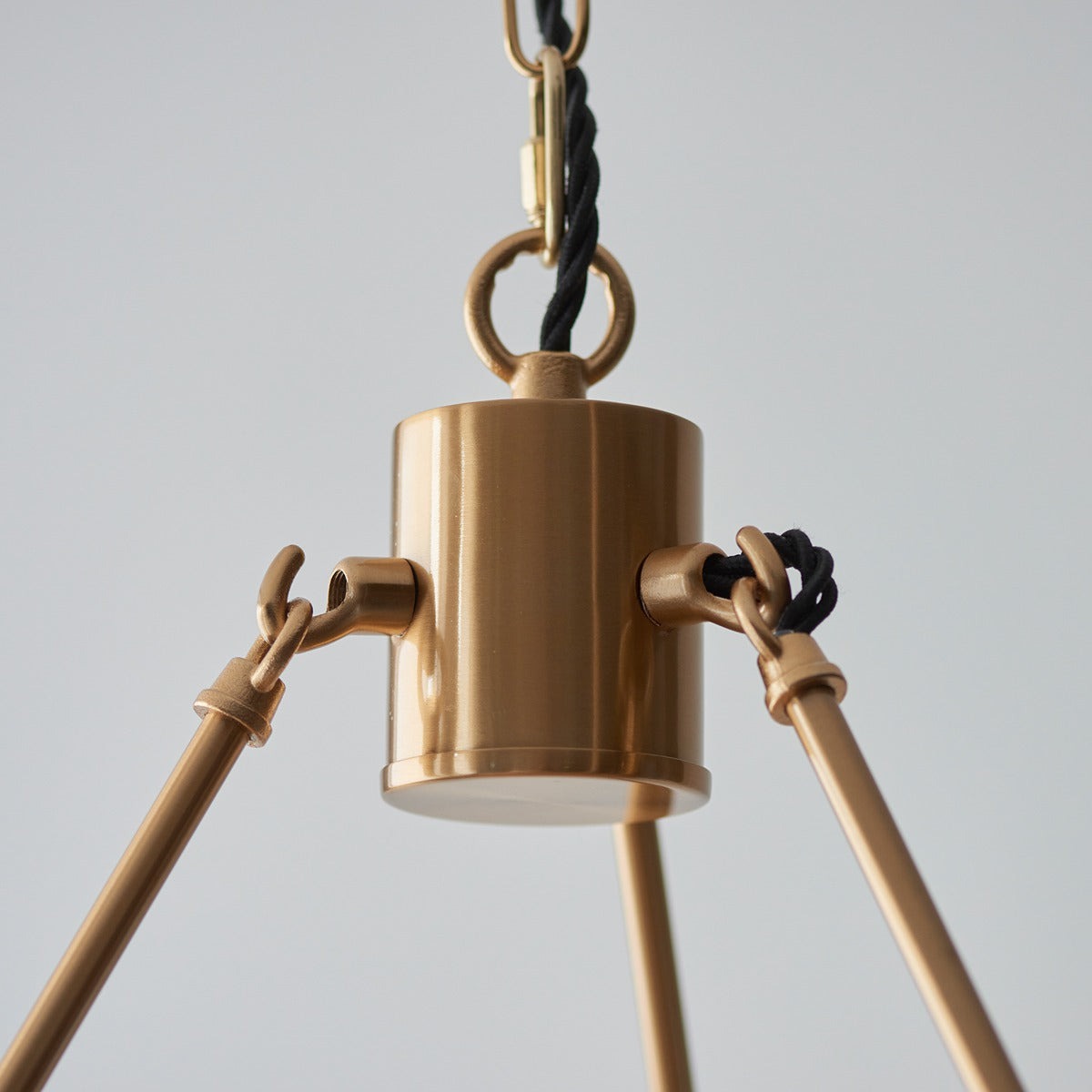 Chessington 6 Light Pendant Light - Brushed Aged Brass