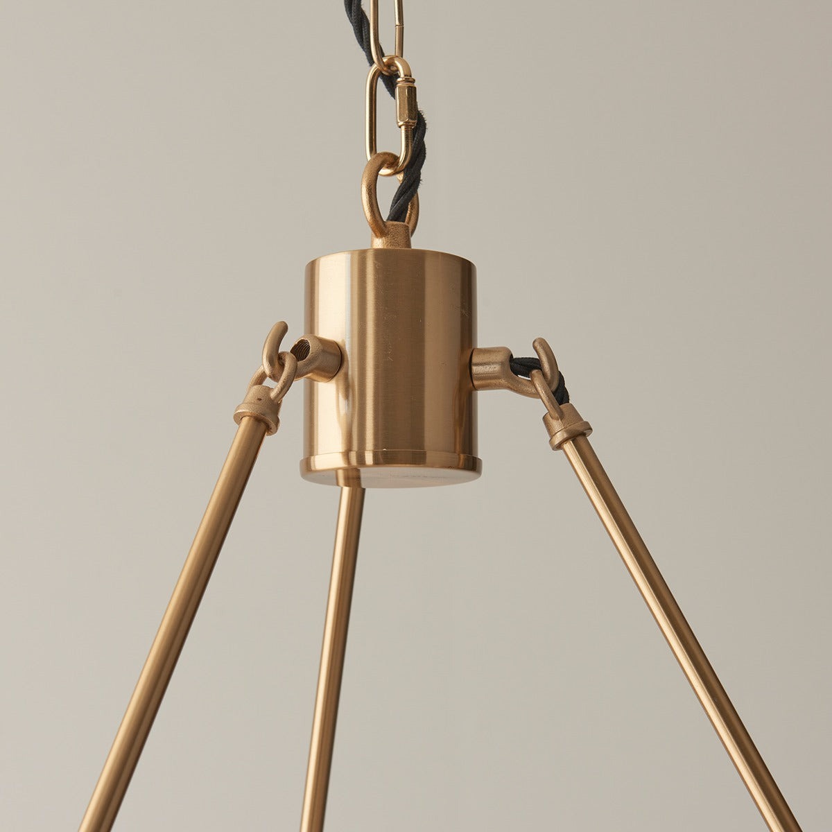 Chessington 6 Light Pendant Light - Brushed Aged Brass