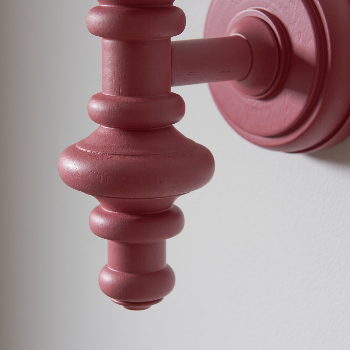 Aldeby Wall Light - Satin Pink Clay Paint
