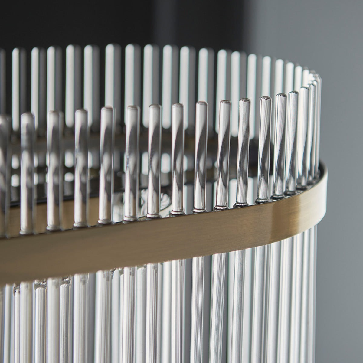 Mariana 4 Light Pendant Light - Antique Brass