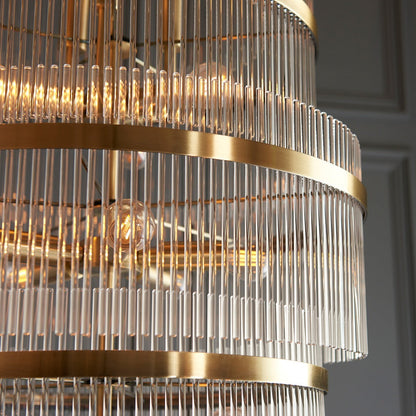 Mariana Grand 21 Light Pendant Light - Antique Brass