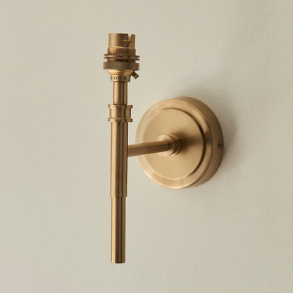 Chessington 1 Light Wall Light - Brushed Aged Brass
