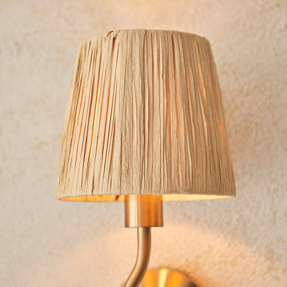 Wave 1 Wall Light - Brushed Aged Brass