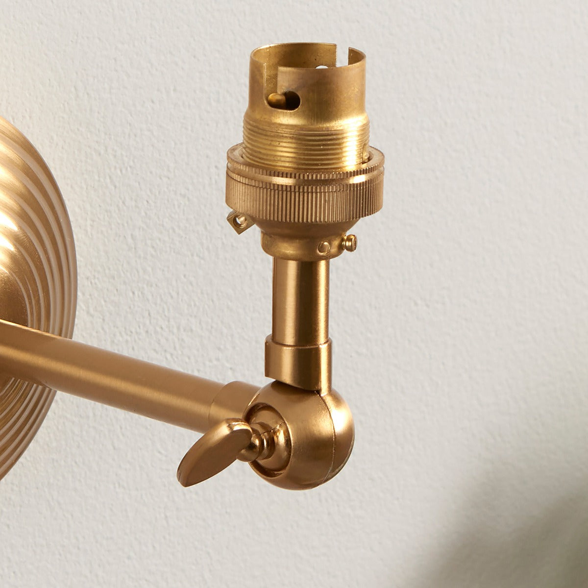 Obelisk Wing Wall Light - Brushed Aged Brass