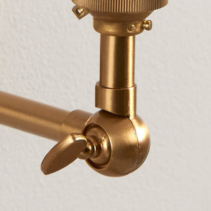 Obelisk Wing Wall Light - Brushed Aged Brass