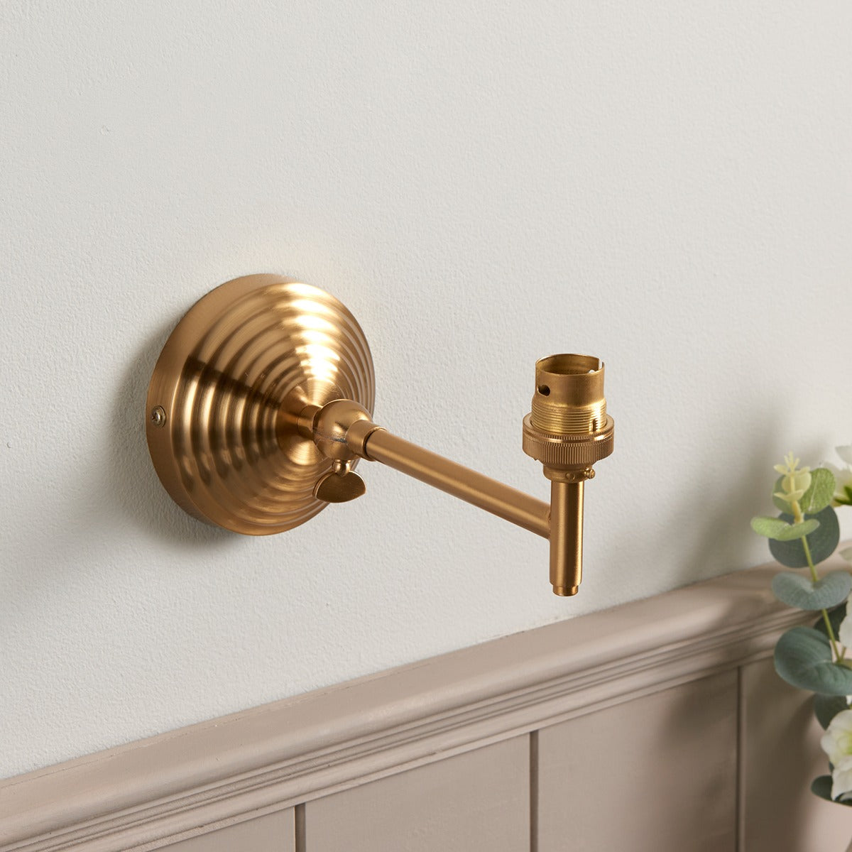 Obelisk Fold Wall Light - Brushed Aged Brass