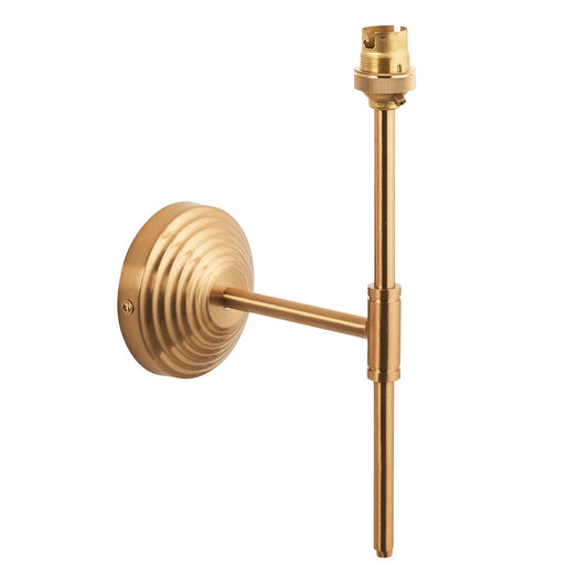 Obelisk T Bar Wall Light - Brushed Aged Brass