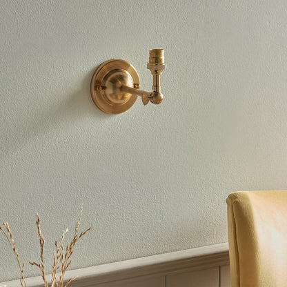 Dome Wing Wall Light - Brushed Aged Brass