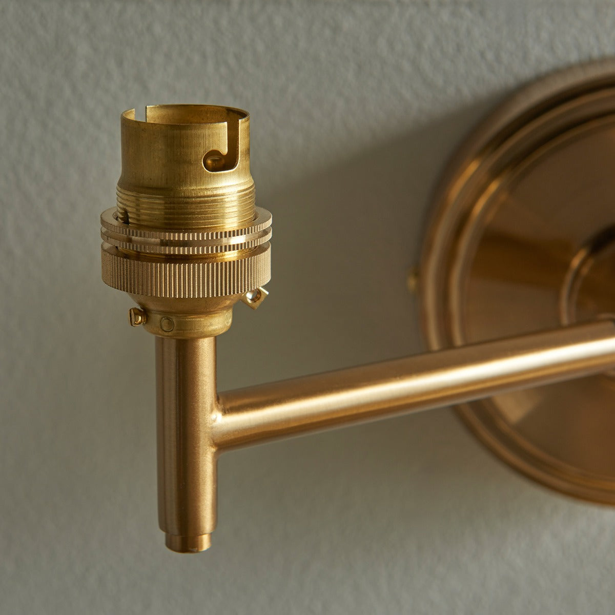 Step Fold Wall Light - Brushed Aged Brass