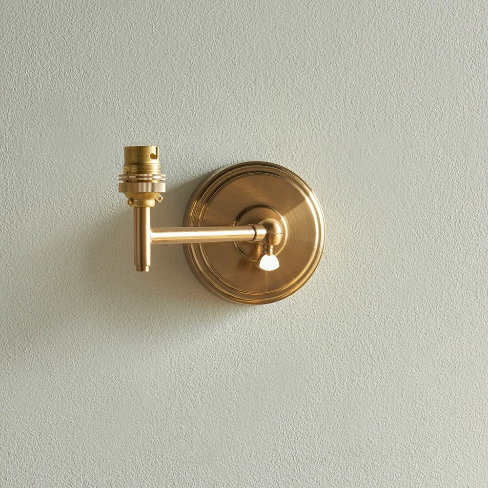 Step Fold Wall Light - Brushed Aged Brass