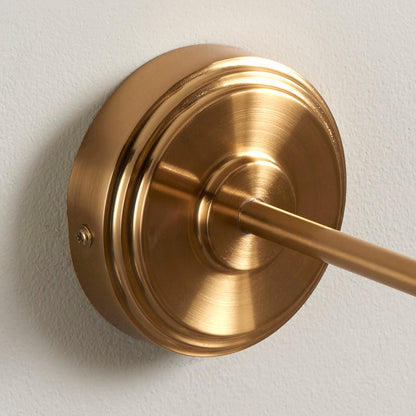 Step T Bar Wall Light - Brushed Aged Brass