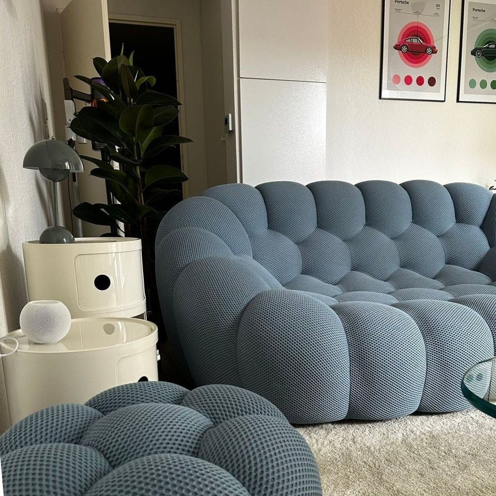 Compressed Black Bubble Sofa by Lumo – High-Quality Design