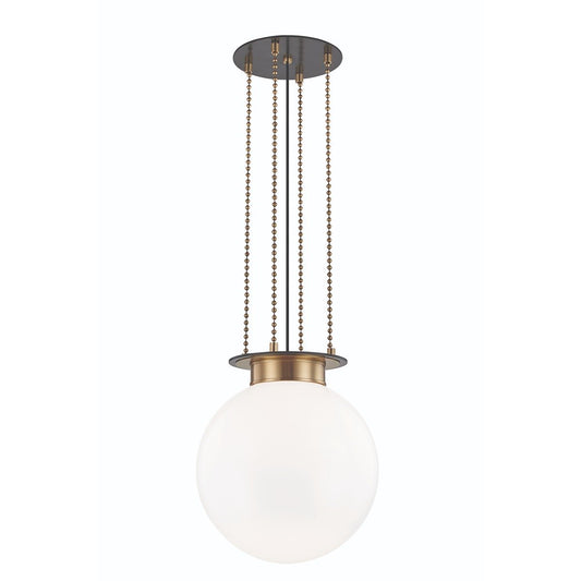 Gunther 1 Light Large Pendant Light - Aged Old Bronze