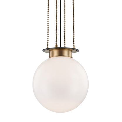 Gunther 1 Light Large Pendant Light - Aged Old Bronze
