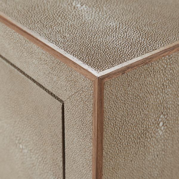 Fitz Bedside Table - Cream