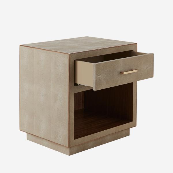 Fitz Bedside Table - Cream