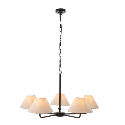 Lille 5 Pendant Light - Matte Black