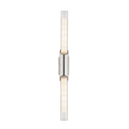 Pylon 2 Light Wall Sconce - Polished Nickel