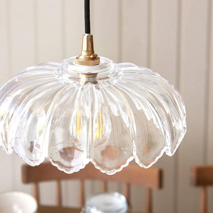 Camellia 1 Pendant Light - Clear