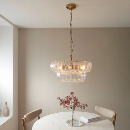 Montrose 6 Pendant Light - Brushed Aged Brass