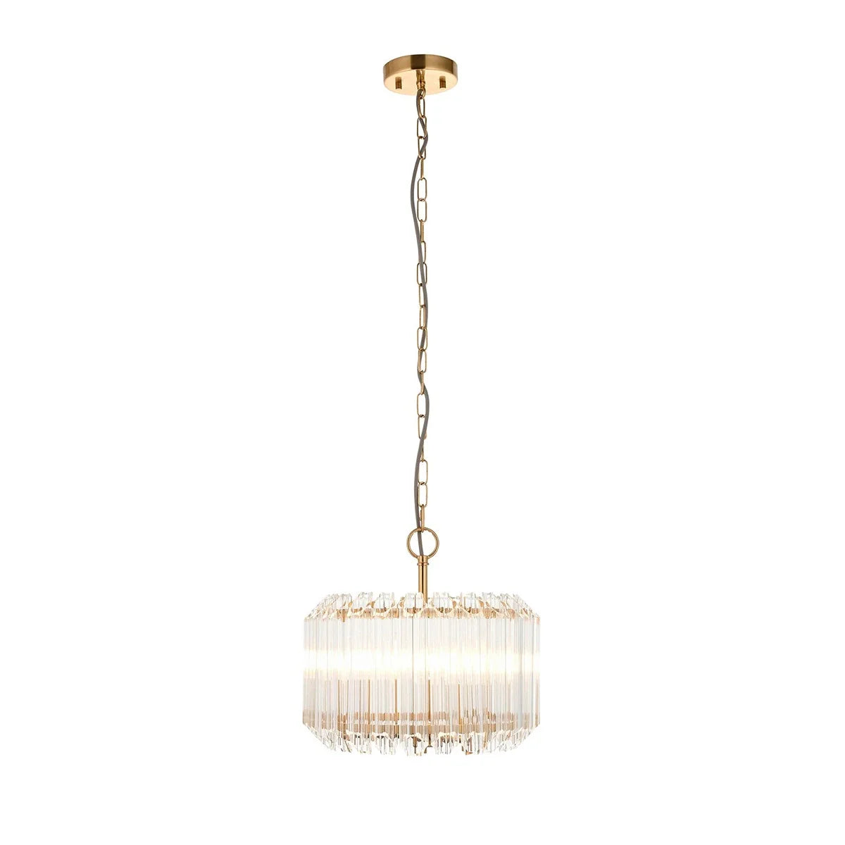 Valentina 3 Pendant Light - Brushed Aged Brass