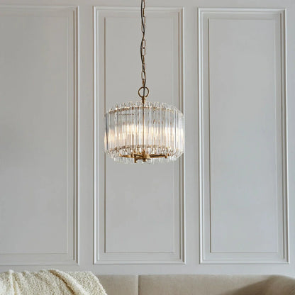 Valentina 3 Pendant Light - Brushed Aged Brass