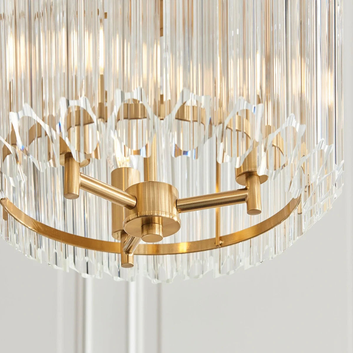 Valentina 3 Pendant Light - Brushed Aged Brass