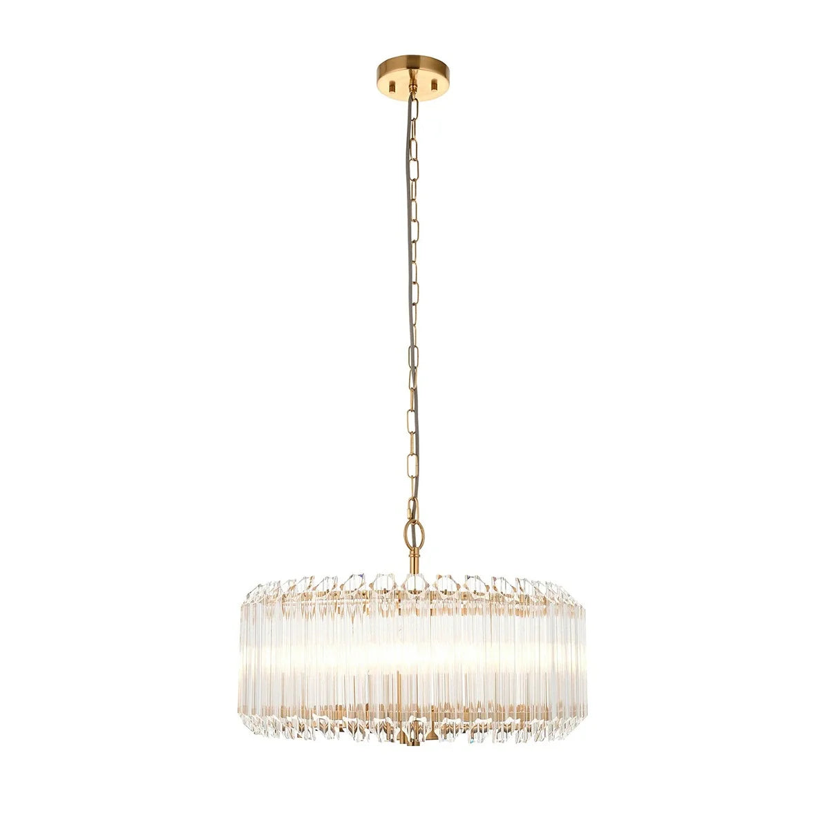 Valentina 5 Pendant Light - Brushed Aged Brass