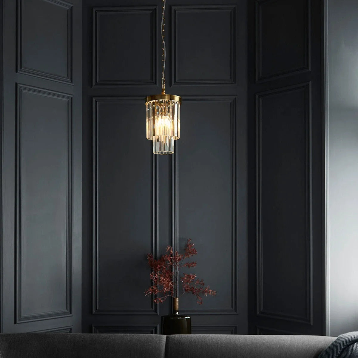 Conaston 1 Pendant Light - Brushed Aged Brass