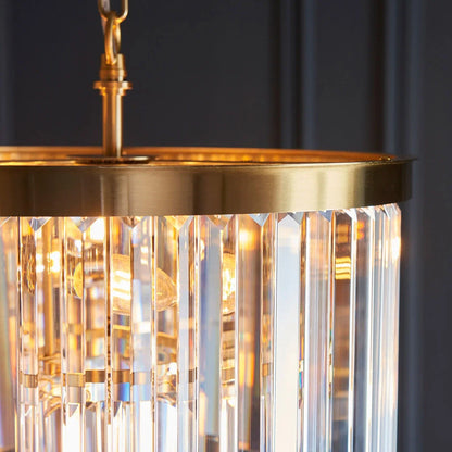 Conaston 4 Pendant Light - Brushed Aged Brass