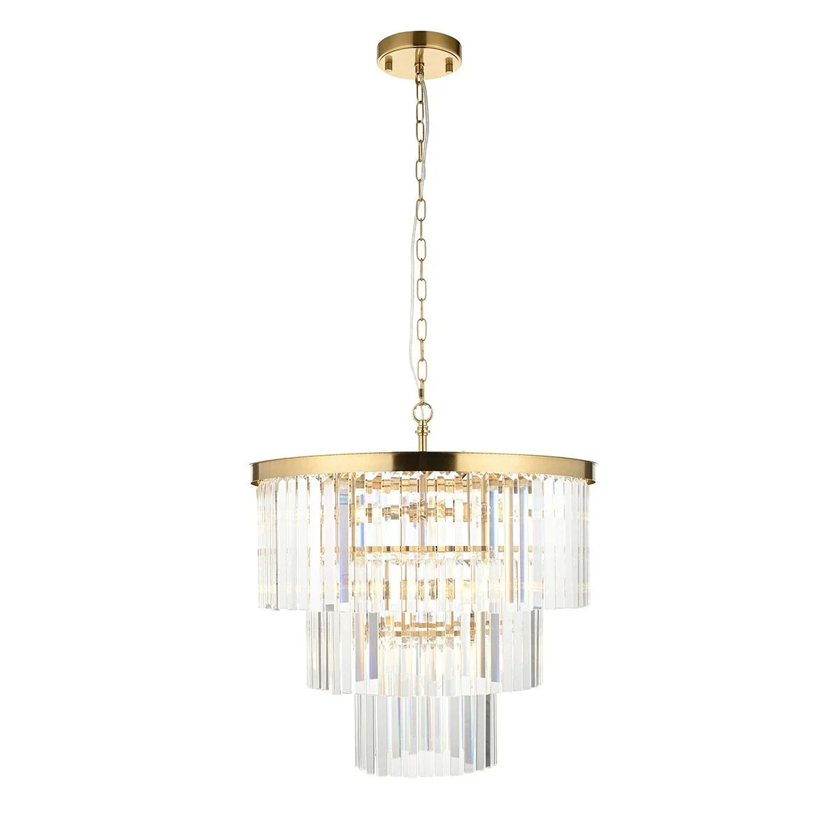 Conaston 7 Pendant Light - Brushed Aged Brass