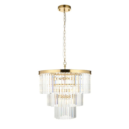 Conaston 7 Pendant Light - Brushed Aged Brass