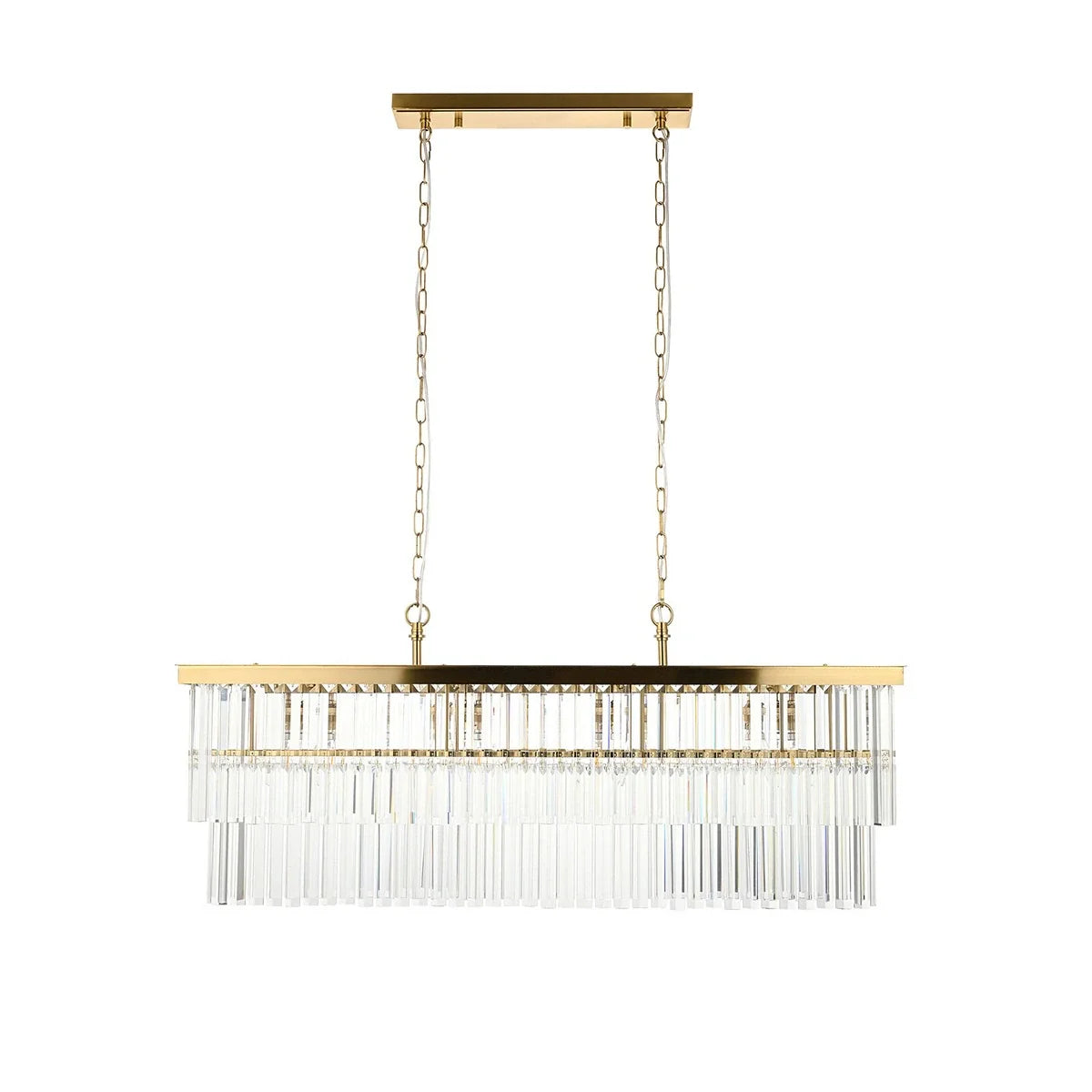 Conaston 4 Bar Pendant Light - Brushed Aged Brass