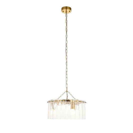Karine 3 Pendant Light - Brushed Aged Brass