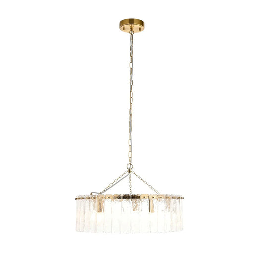 Karine 5 Pendant Light - Brushed Aged Brass