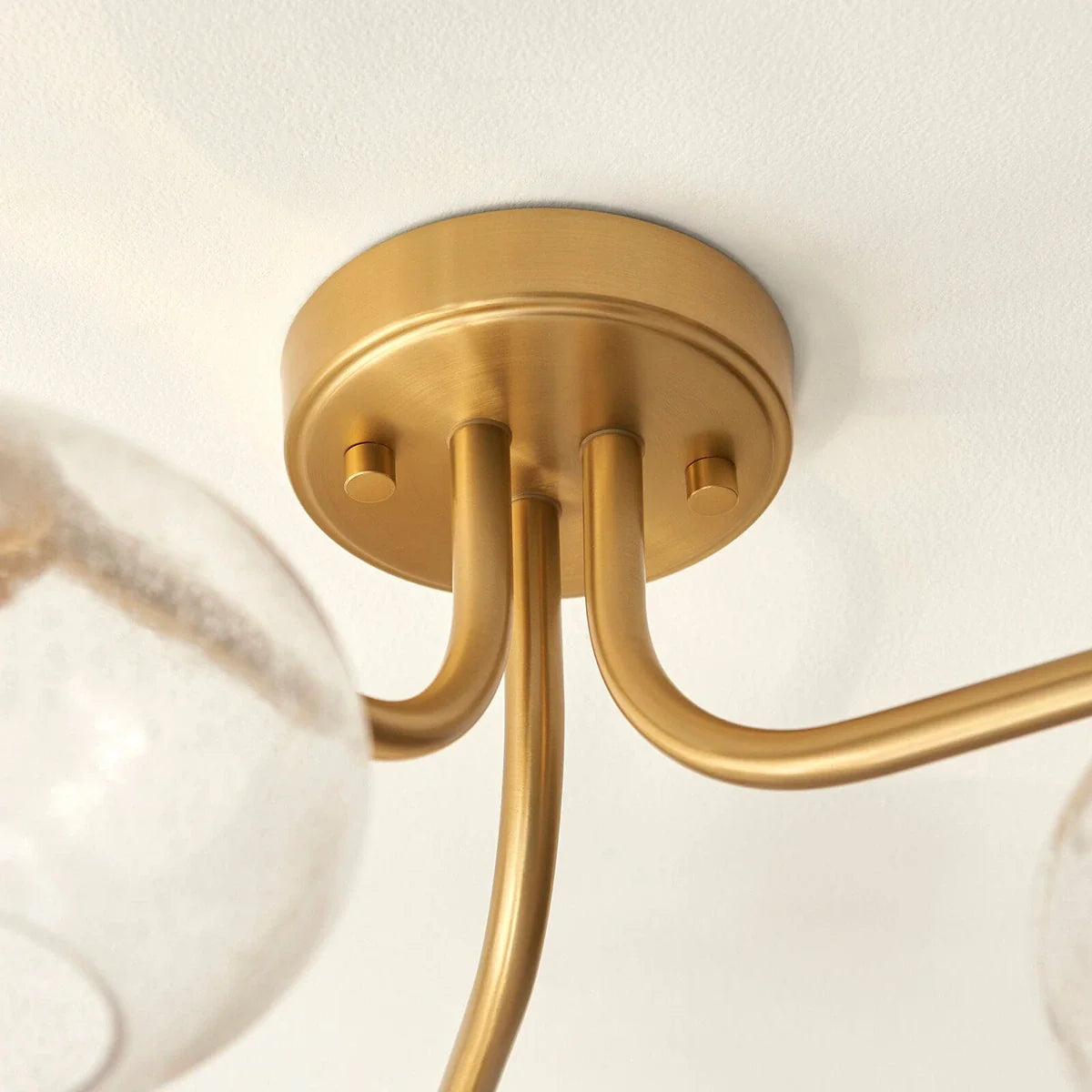 Jacob 3 Ceiling Light - Warm Brass
