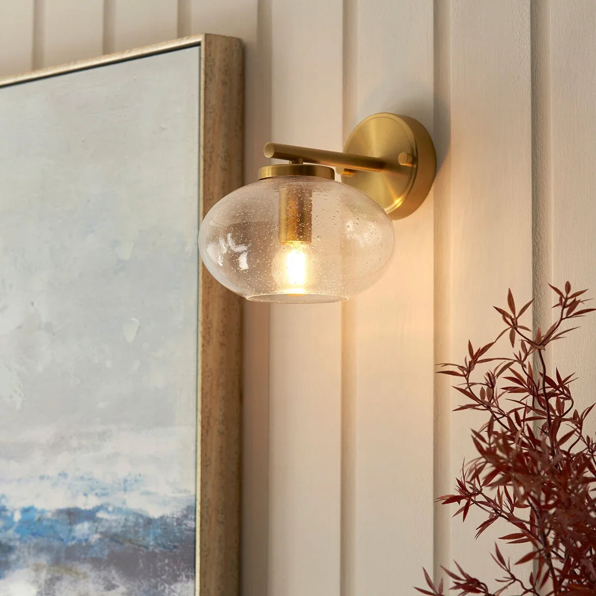 Jacob Wall Light - Warm Brass