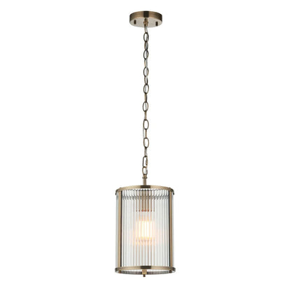 Ridgeton 1 Pendant Light - Antique Brass