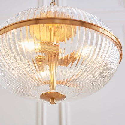 Somerset 3 Pendant Light - Vintage Brass