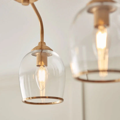 Ashcroft Ceiling 3 Light - Brushed Aged Brass