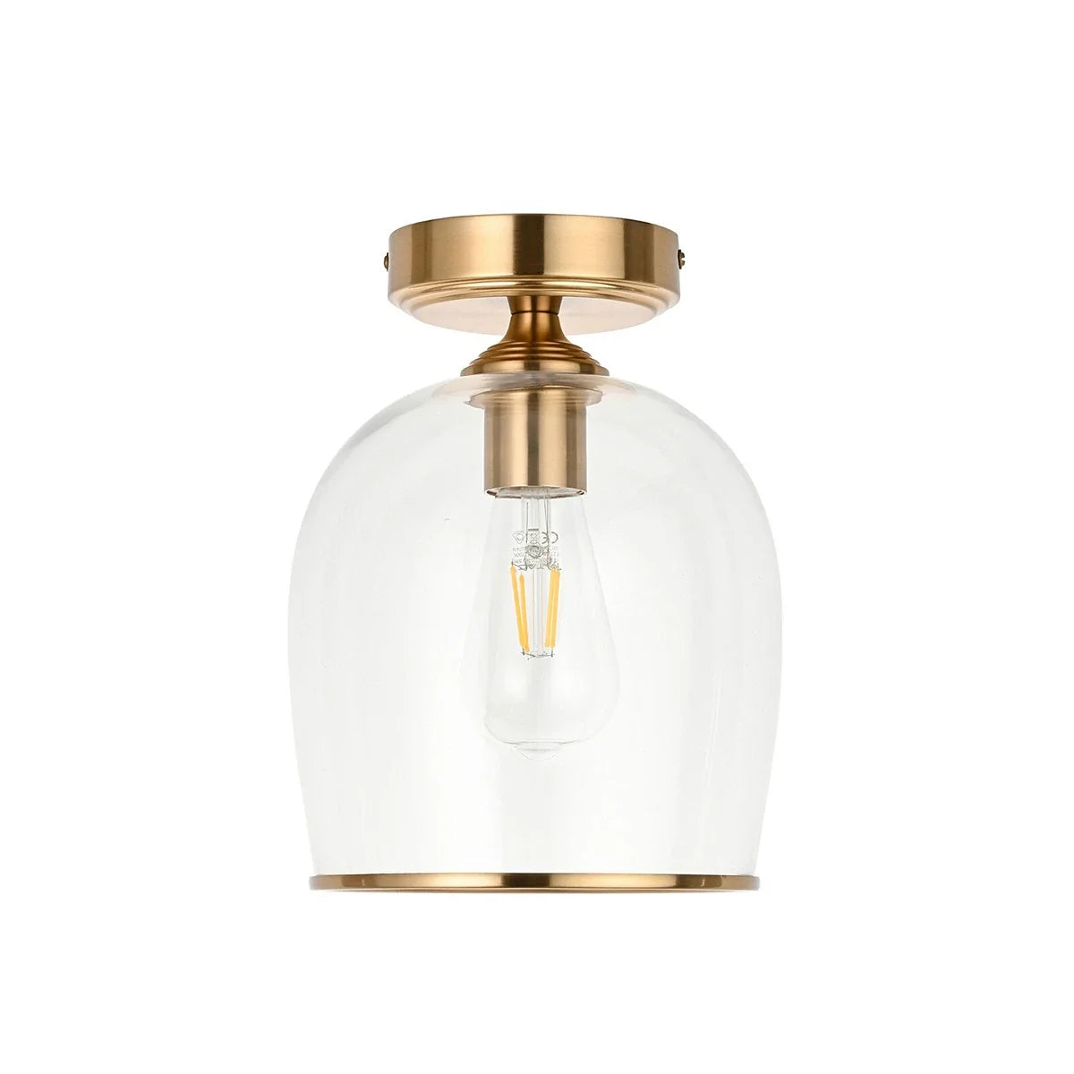 Ashcroft Ceiling 1 Light - Brushed Aged Brass