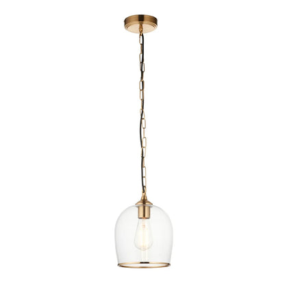 Ashcroft 1 Pendant Light - Brushed Aged Brass