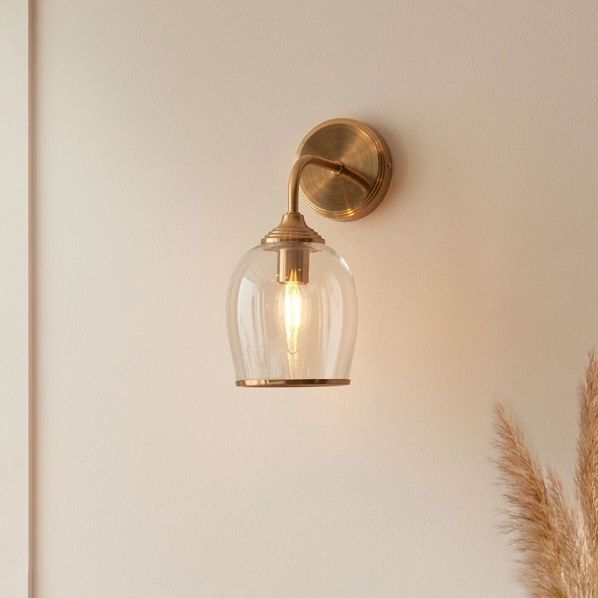 Ashcroft Wall Light - Brushed Aged Brass