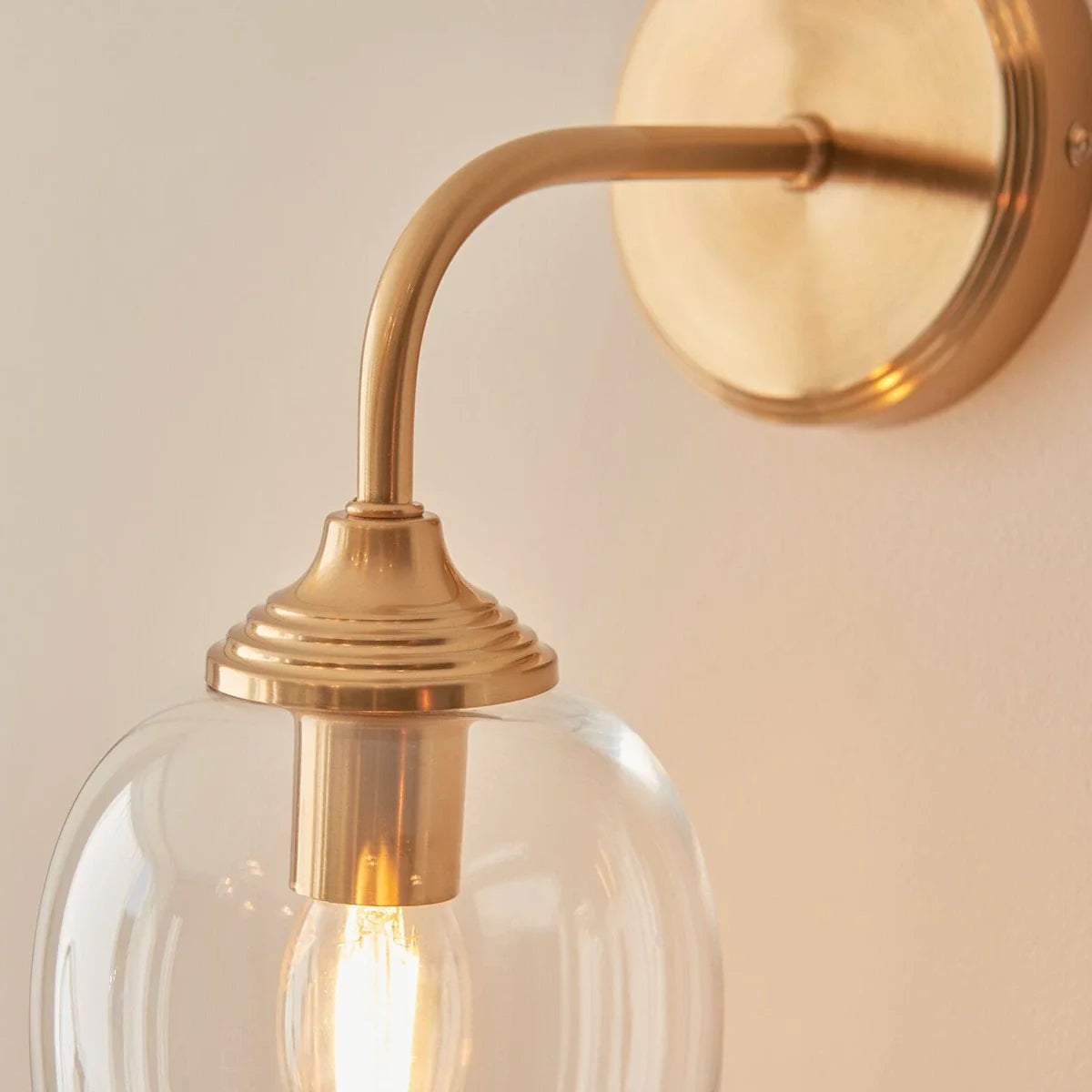 Ashcroft Wall Light - Brushed Aged Brass