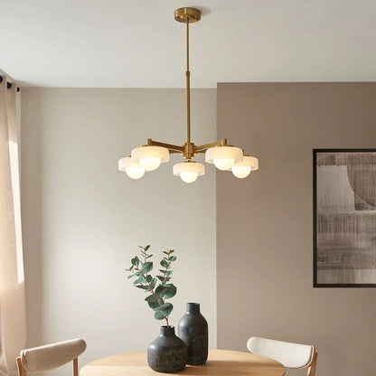 Boss 5 Pendant Light - Brushed Aged Brass