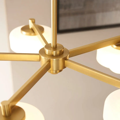 Boss 5 Pendant Light - Brushed Aged Brass
