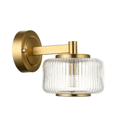 Stamford Wall Light - Brushed Aged Brass